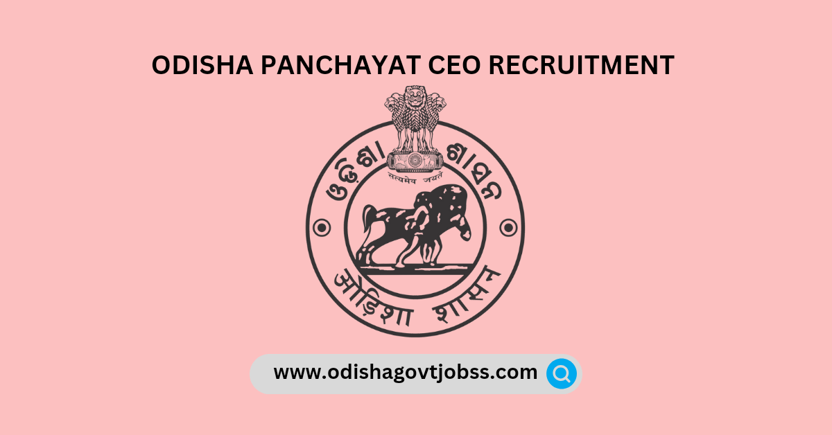 Odisha Panchayat Ceo Recruitment Apply Now For A Salary Of Rs