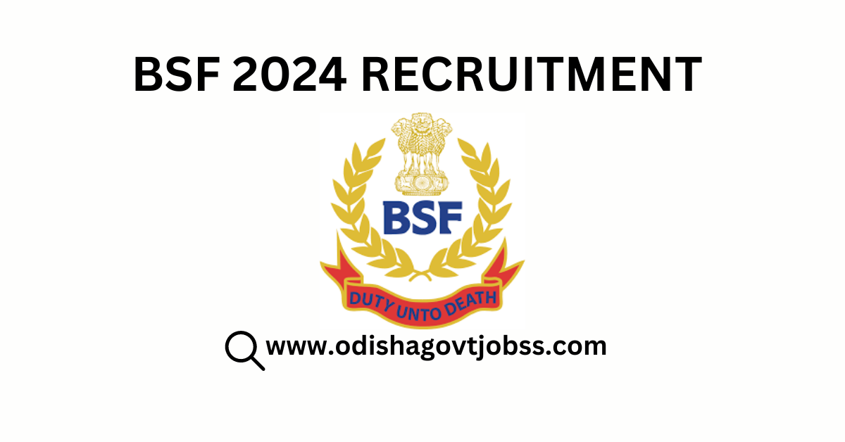 BSF Recruitment 2024 Online Apply