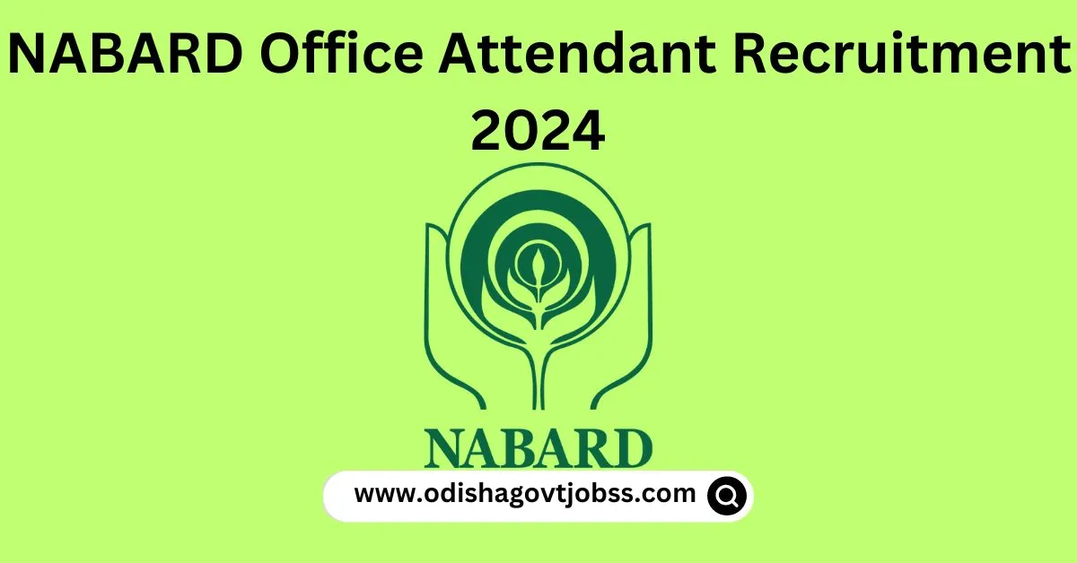 NABARD Office Attendant Recruitment 2024