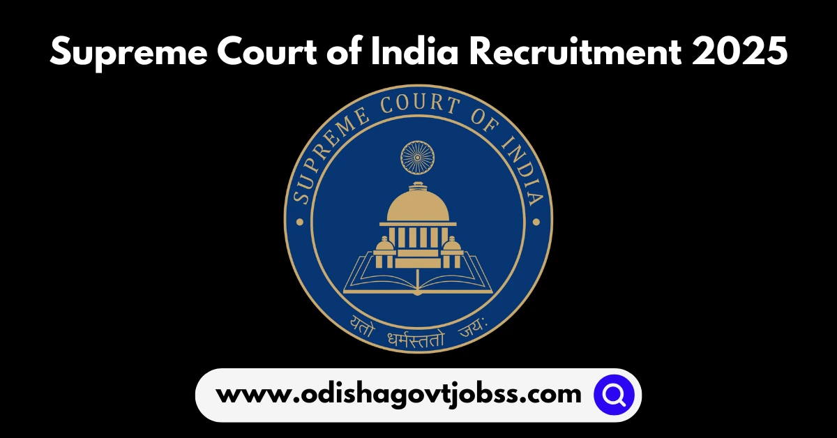 supreme court of india recruitment