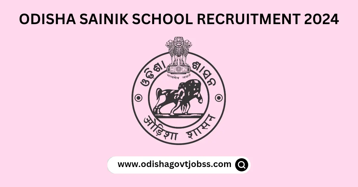 Odisha Sainik School Recruitment
