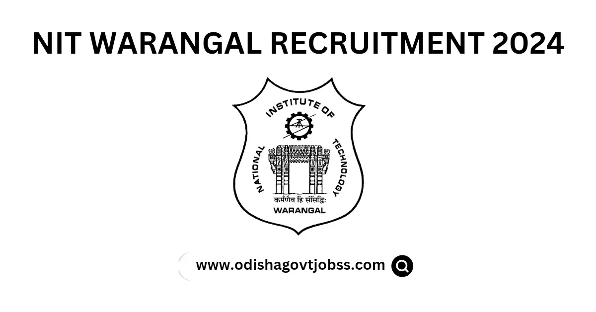 NIT Warangal Recruitment 2024