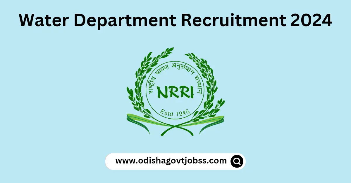 Water Department Recruitment 2024