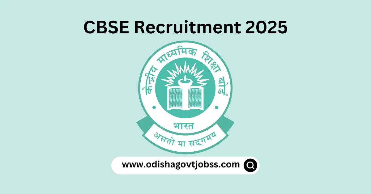 CBSE Recruitment 2025