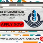 IIT Bhubaneswar Summer Internship 2025
