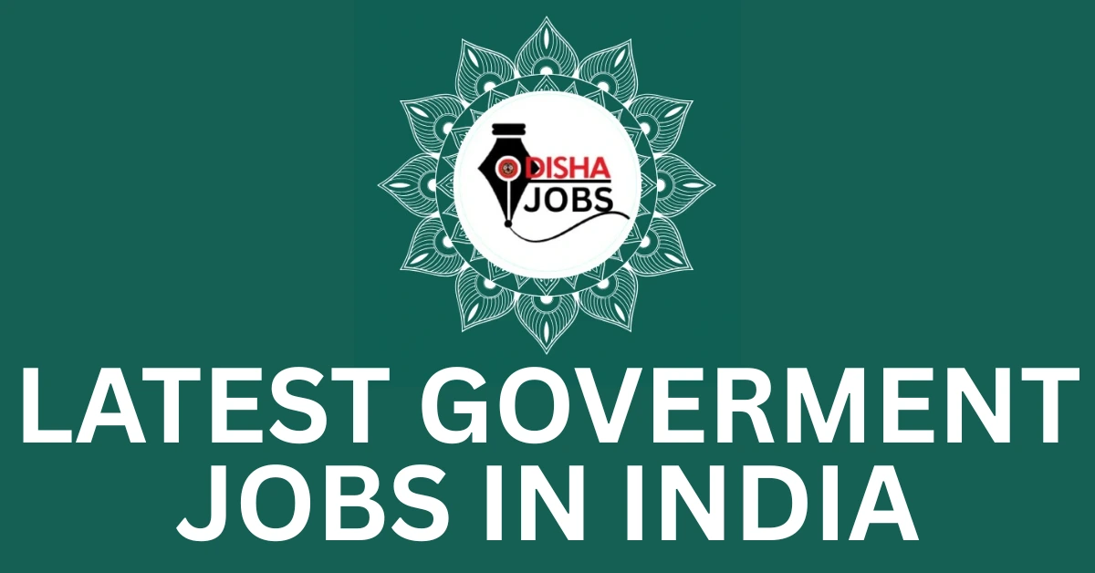 Latest Govt Jobs in India
