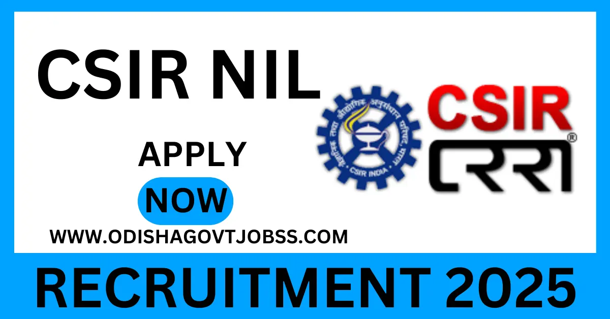 CSIR NAL Recruitment 2025