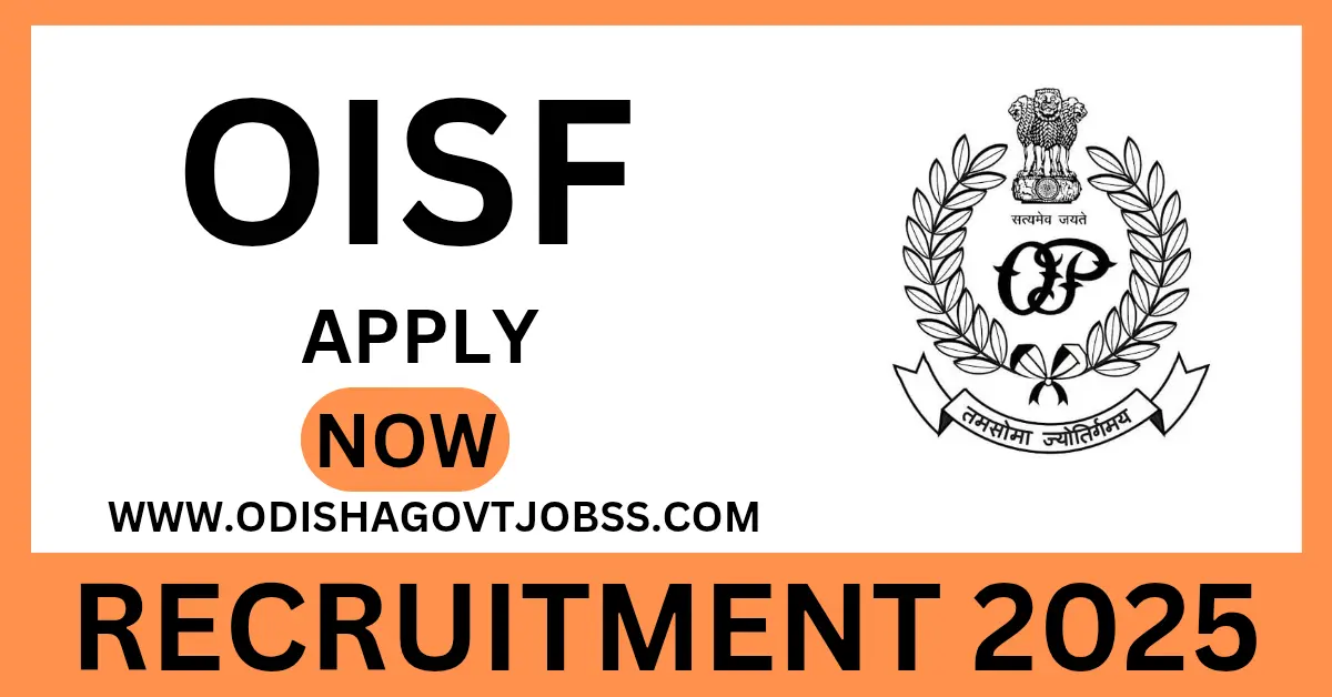 OISF Constable Recruitment 2025