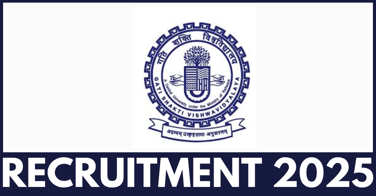 gati shakti vishwavidyalaya recruitment