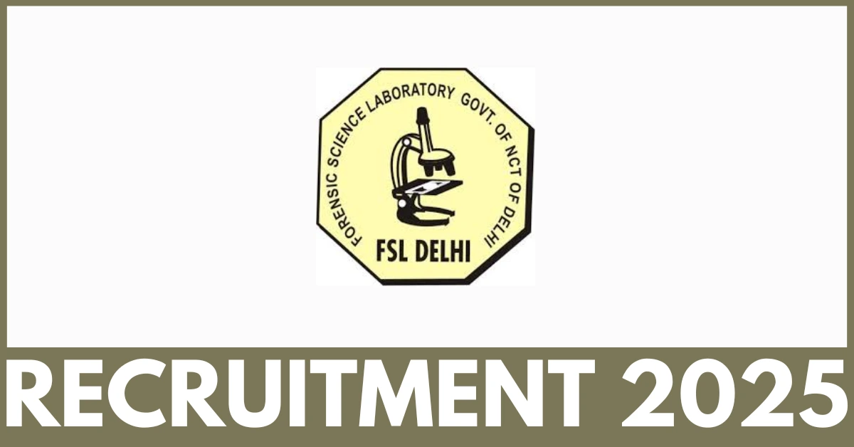 forensic science laboratory Recruitment