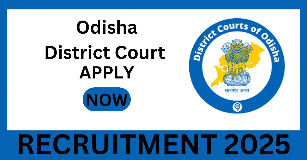 Odisha District Court Recruitment 2025