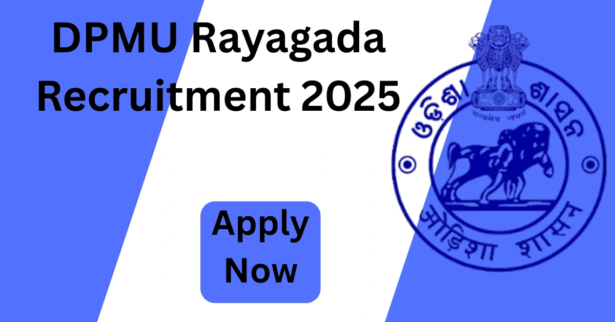 DPMU Rayagada Recruitment 2025
