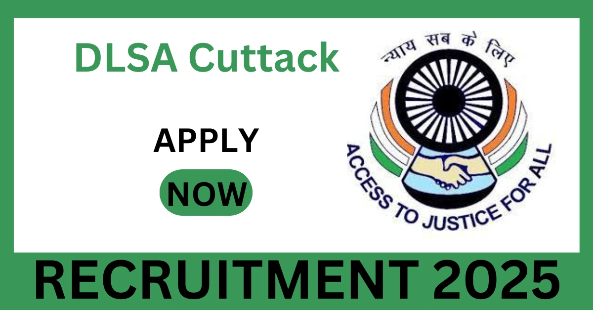 DLSA Cuttack Recruitment 2025