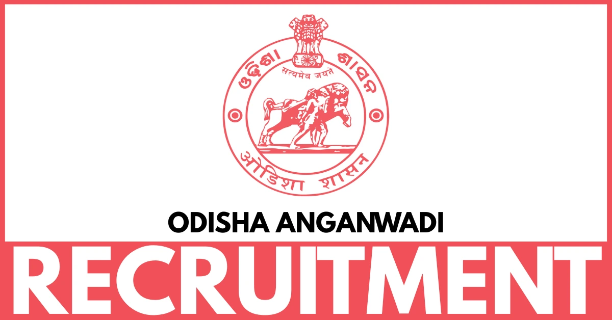 Odisha Anganwadi Recruitment 2025
