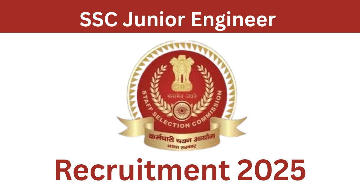 SSC Junior Engineer Recruitment 2025