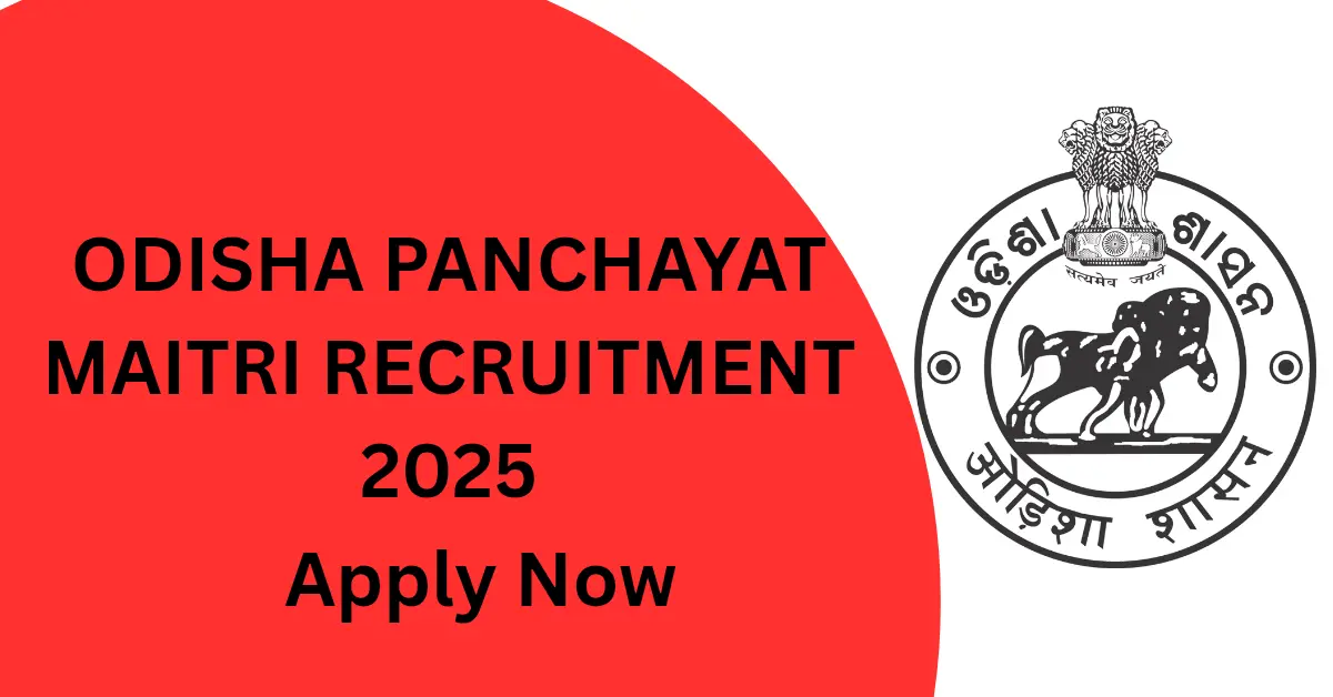 Odisha Panchayat Maitri Recruitment 2025