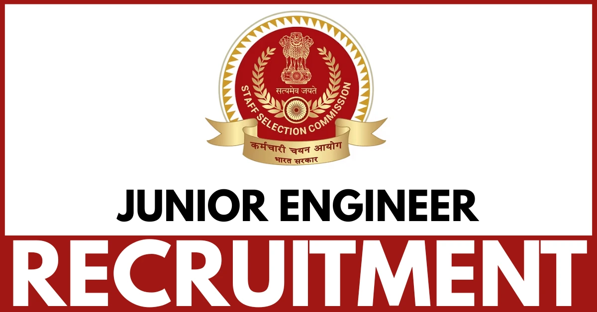 SSC JE Recruitment 2025