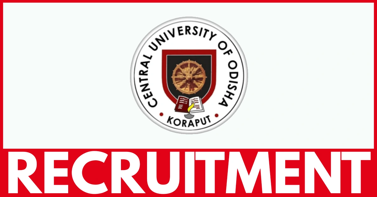 Central University of Odisha Guest Faculty Recruitment 2025