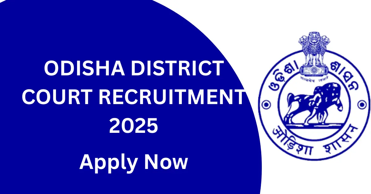 Odisha District Court Recruitment 2025