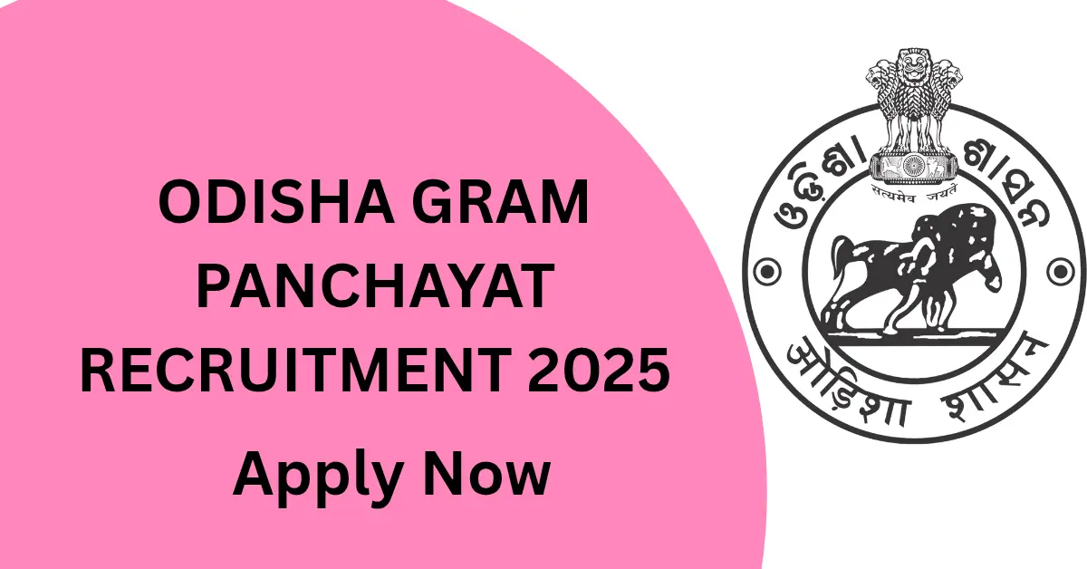 Odisha Gram Panchayat Recruitment 2025